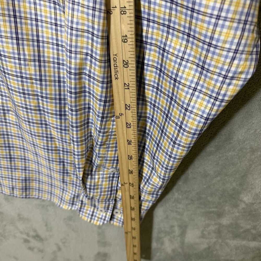Southern Marsh Men Shirt XL Fieldtec Fishing Outdoor Vented Button Yellow Purple - Picture 4 of 6